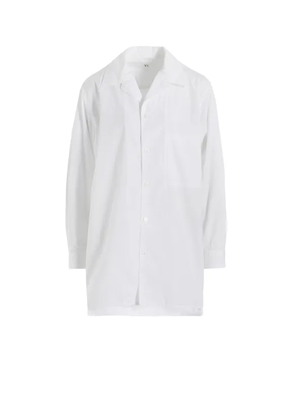 100/2 BROAD OPEN COLLAR SHIRT sold by Yohji Yamamoto