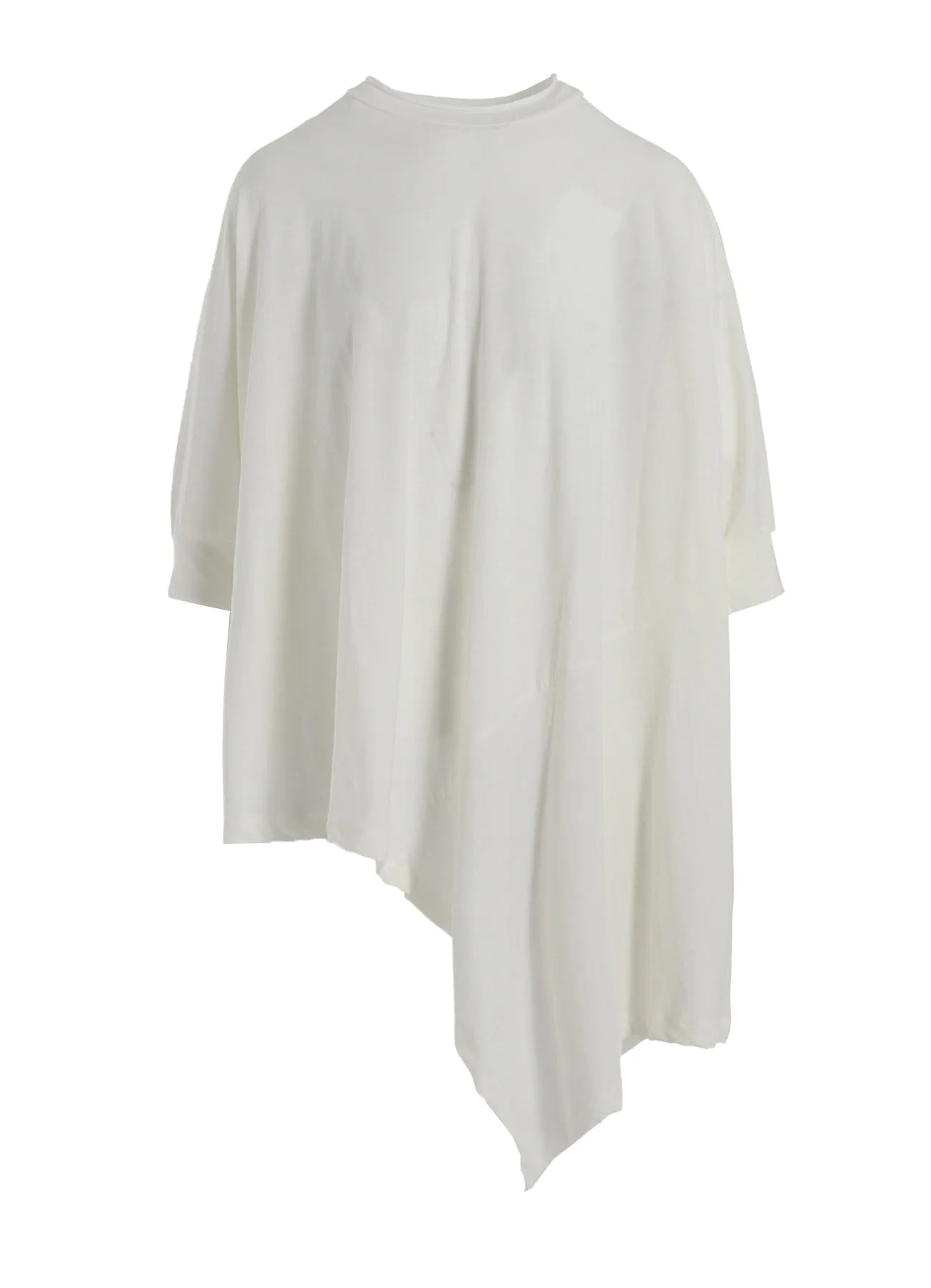 HARD-TWISTED JERSEY ASYMMETRIC DOLMAN T sold by Yohji Yamamoto product image thumbnail 2