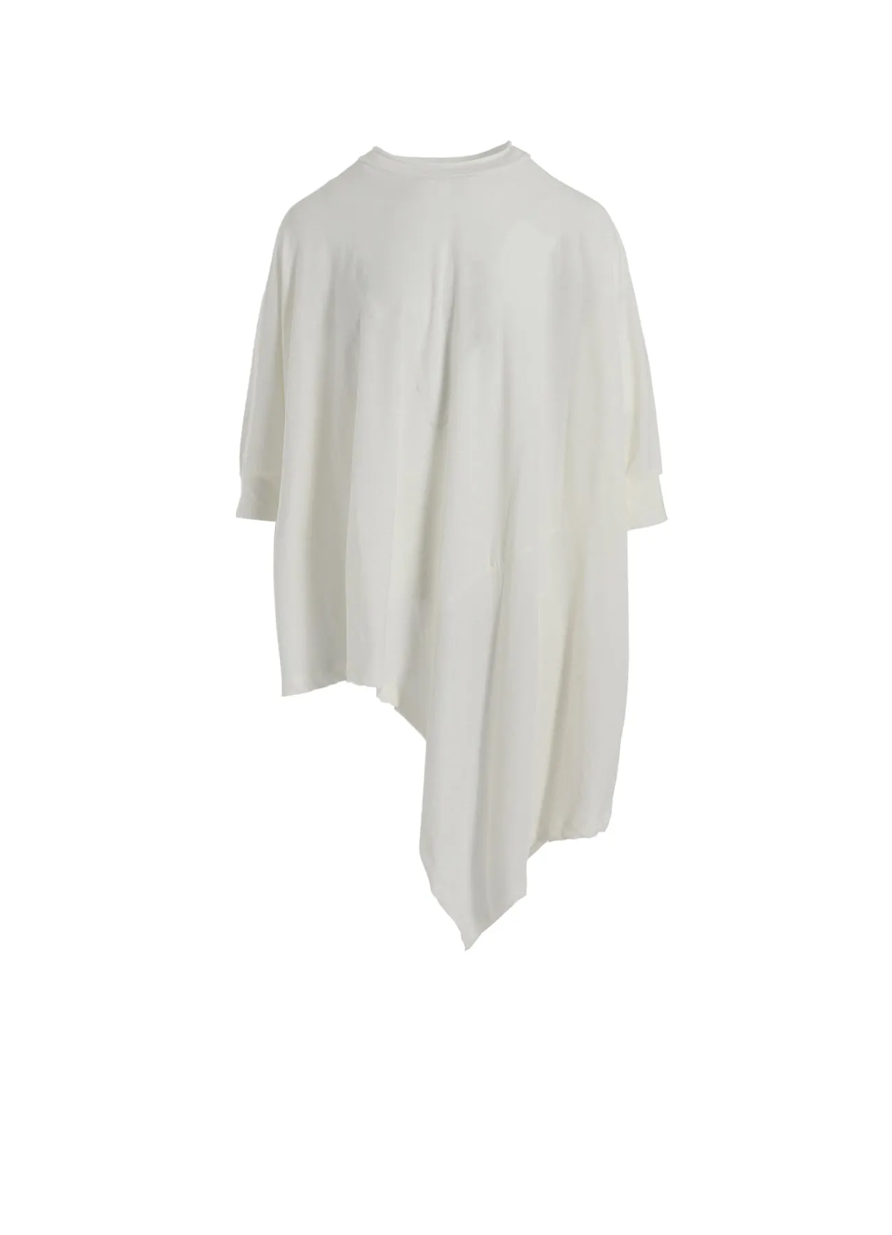 HARD-TWISTED JERSEY ASYMMETRIC DOLMAN T sold by Yohji Yamamoto product image thumbnail 3