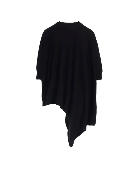HARD-TWISTED JERSEY ASYMMETRIC DOLMAN T sold by Yohji Yamamoto