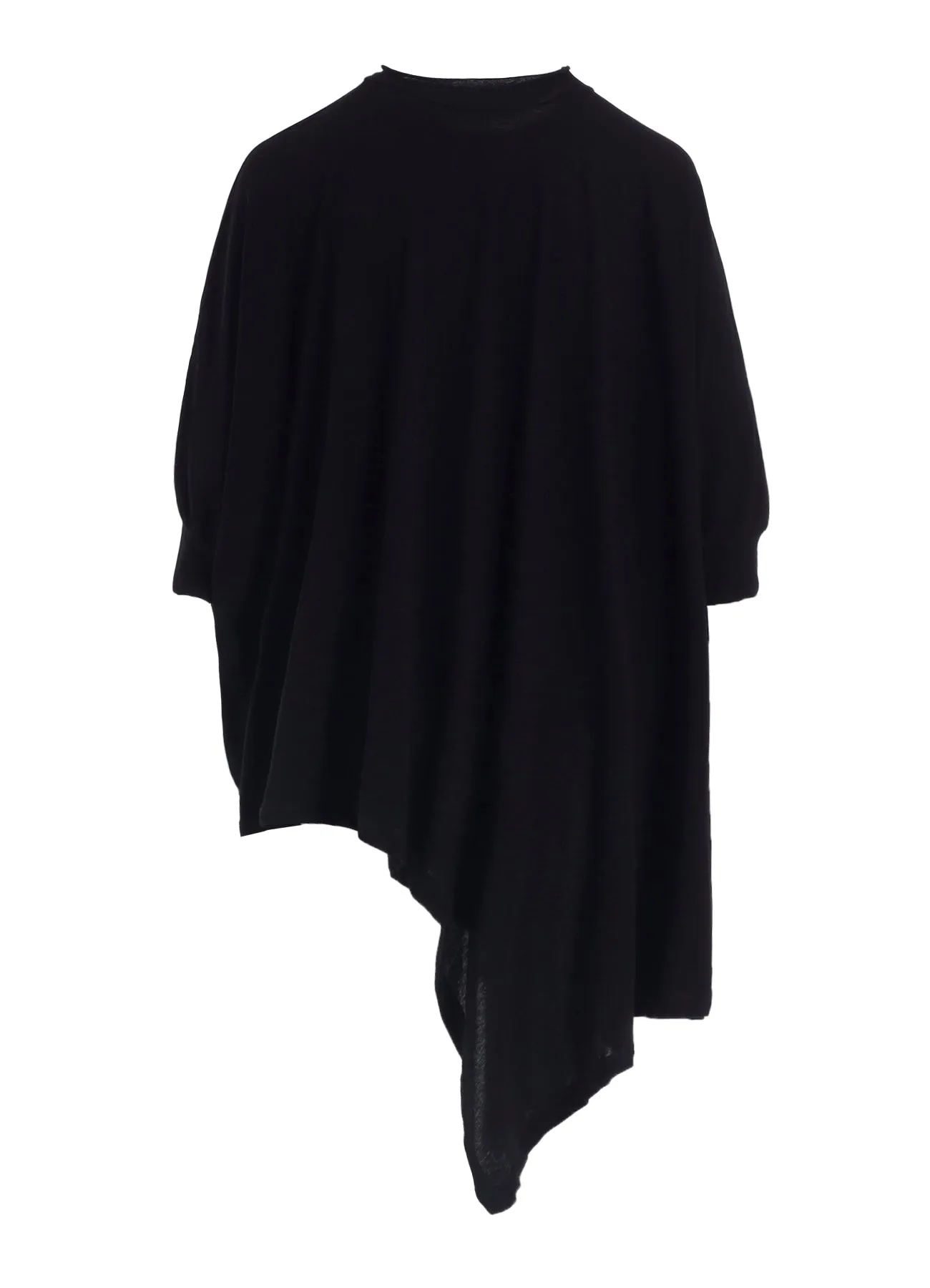 HARD-TWISTED JERSEY ASYMMETRIC DOLMAN T sold by Yohji Yamamoto product image thumbnail 2