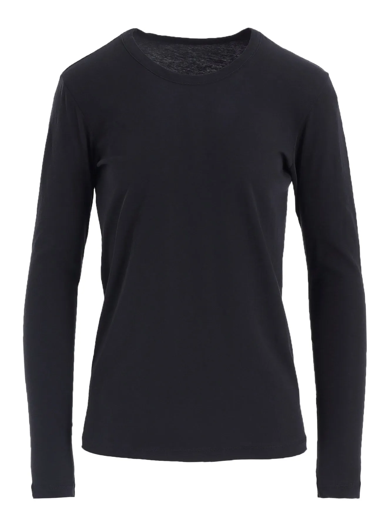 HARD-TWISTED JERSEY ROUND NECK LONG SLEEVE T sold by Yohji Yamamoto product image thumbnail 2