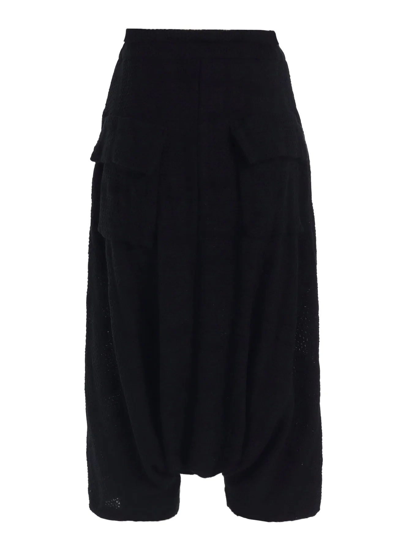 GEOMETRIC SHEER JQ POCKET SAROUEL PANTS sold by Yohji Yamamoto product image thumbnail 3