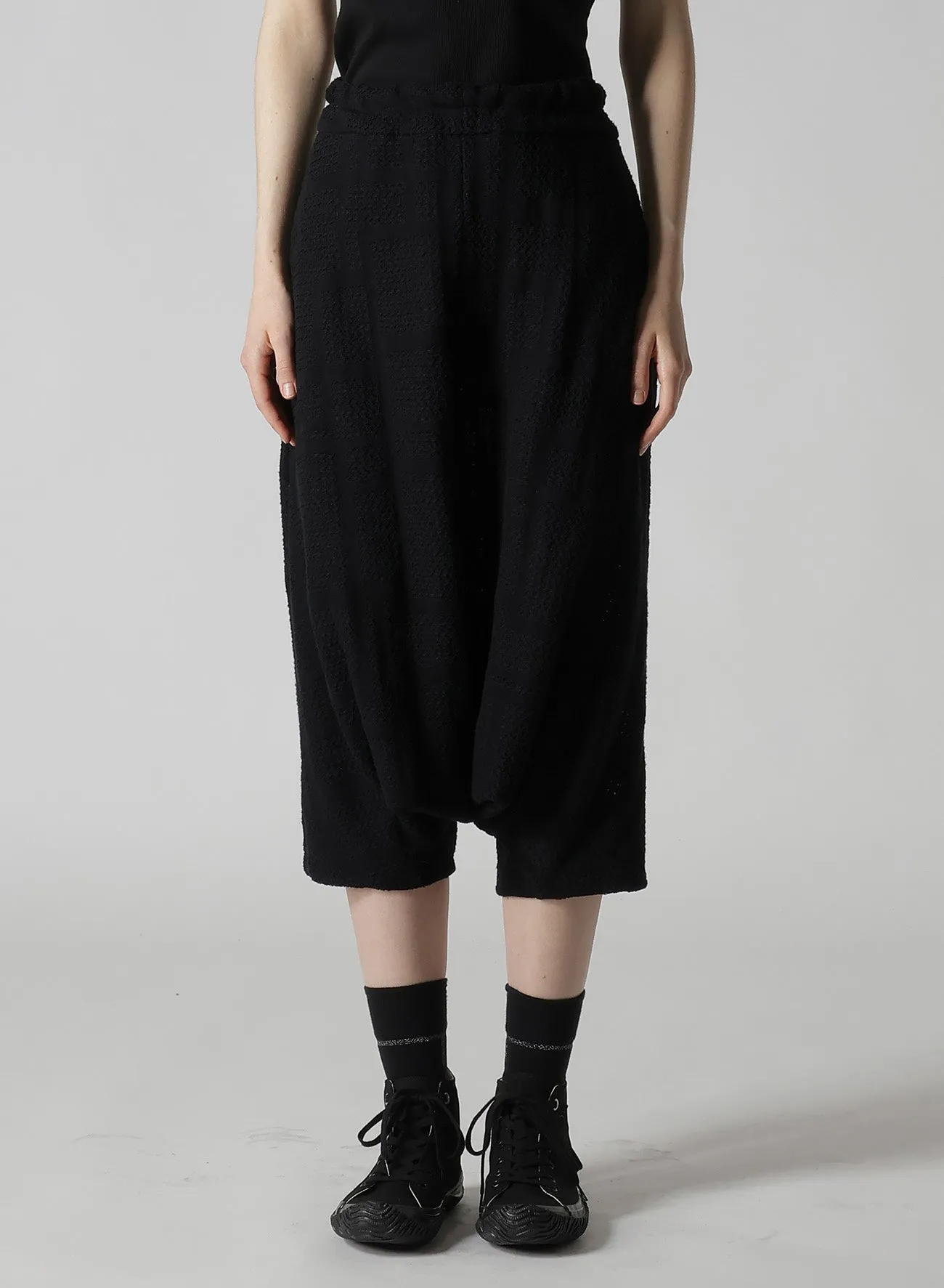 GEOMETRIC SHEER JQ POCKET SAROUEL PANTS sold by Yohji Yamamoto product image thumbnail 4