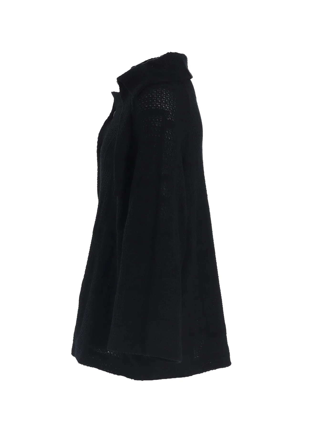 GEOMETRIC SHEER JQ COLLARED RAGLAN CD sold by Yohji Yamamoto product image thumbnail 3