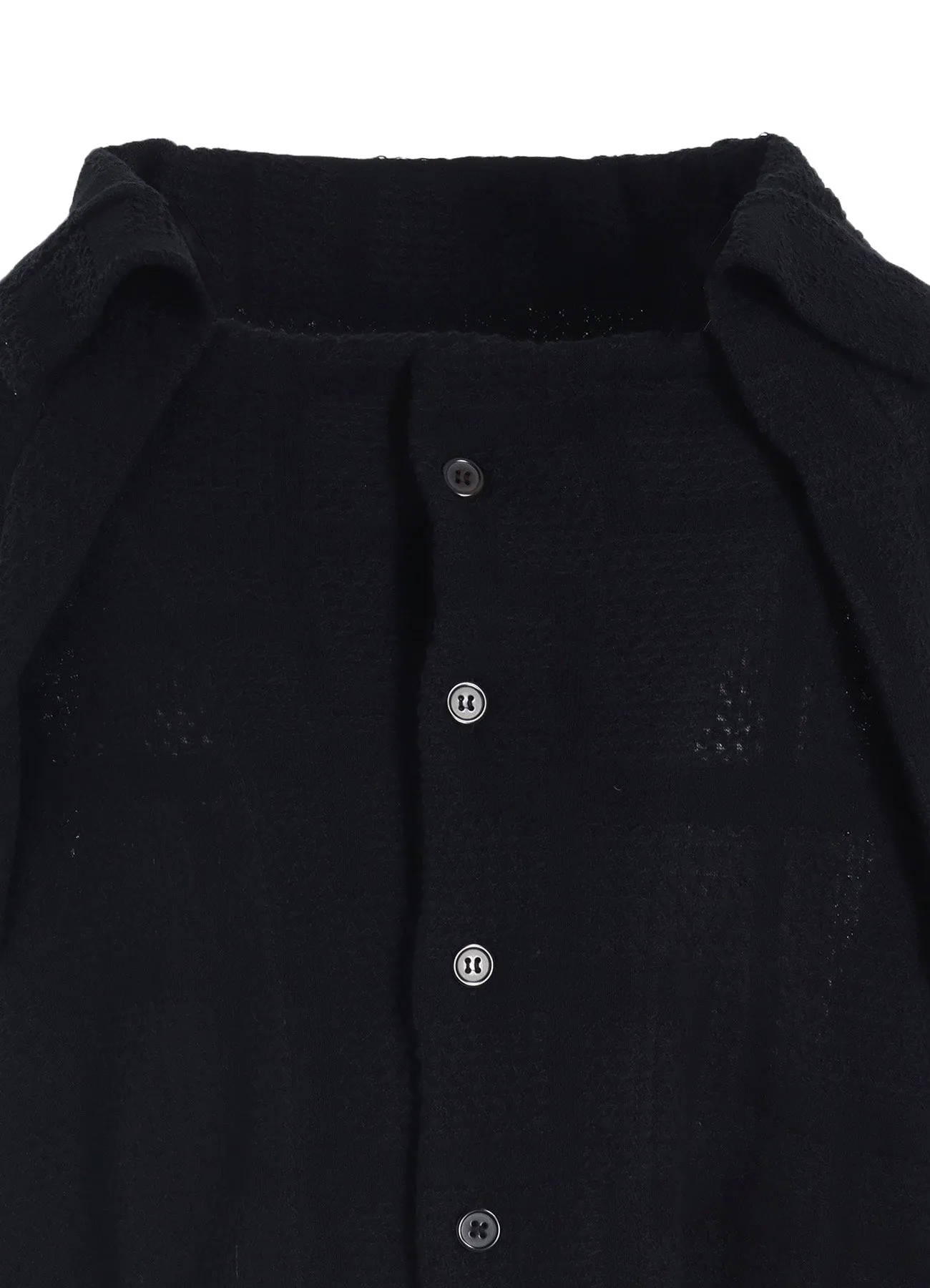 GEOMETRIC SHEER JQ COLLARED RAGLAN CD sold by Yohji Yamamoto product image thumbnail 5
