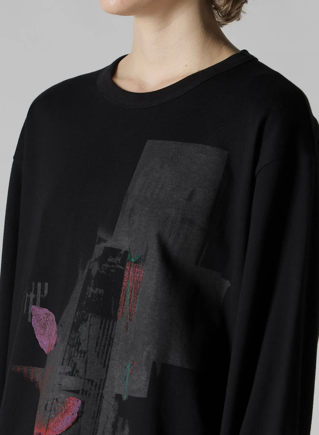 FRUIT PRINT GRAPHIC LONG SLEEVE T sold by Yohji Yamamoto product image thumbnail 5