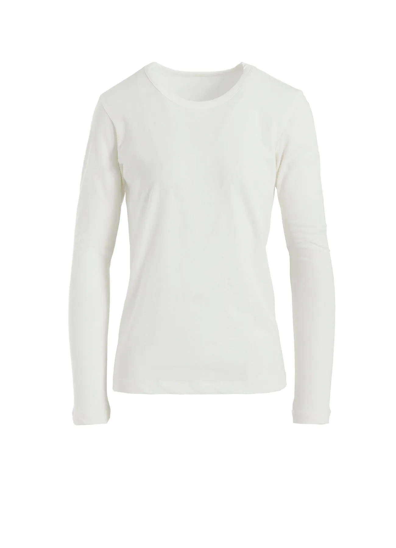 HARD-TWISTED JERSEY ROUND NECK LONG SLEEVE T sold by Yohji Yamamoto