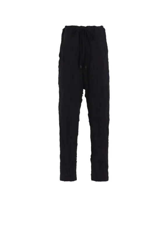 WRINKLE-EFFECT TAPERED PANTS made by Yohji Yamamoto