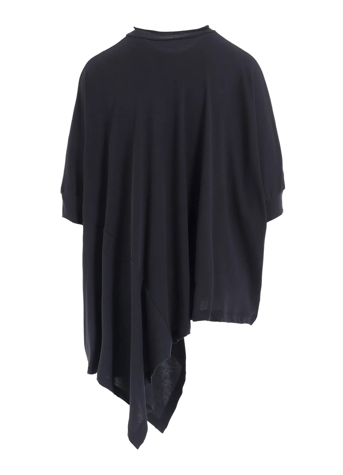 HARD-TWISTED JERSEY ASYMMETRIC DOLMAN T sold by Yohji Yamamoto product image thumbnail 4