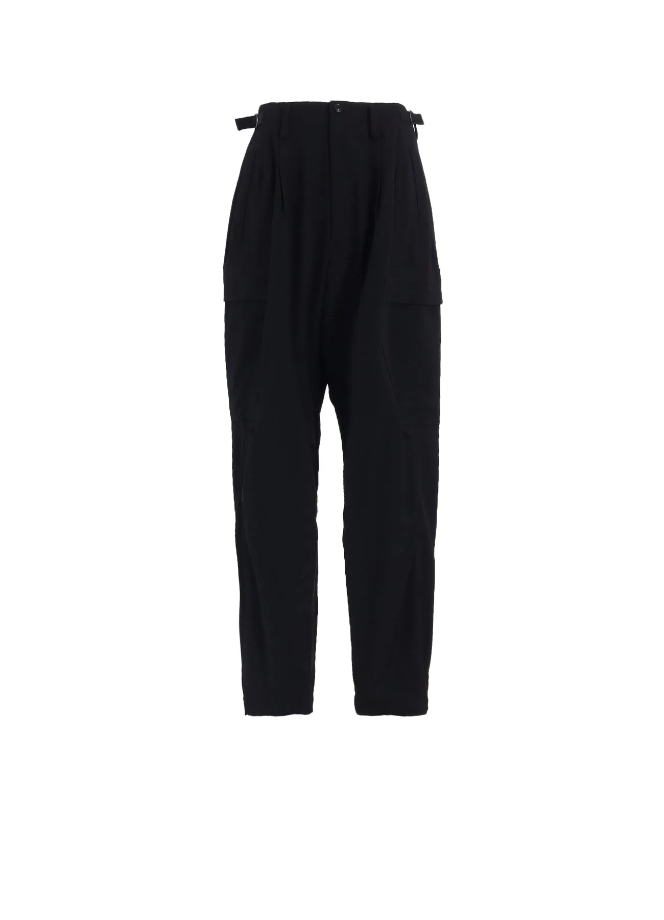 WOOL GABARDINE CARGO PANTS sold by Yohji Yamamoto