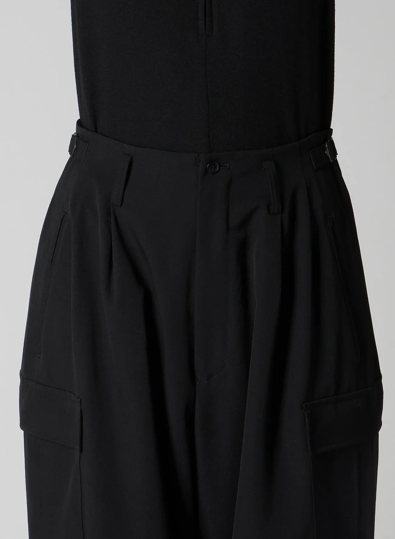 WOOL GABARDINE CARGO PANTS sold by Yohji Yamamoto product image thumbnail 5