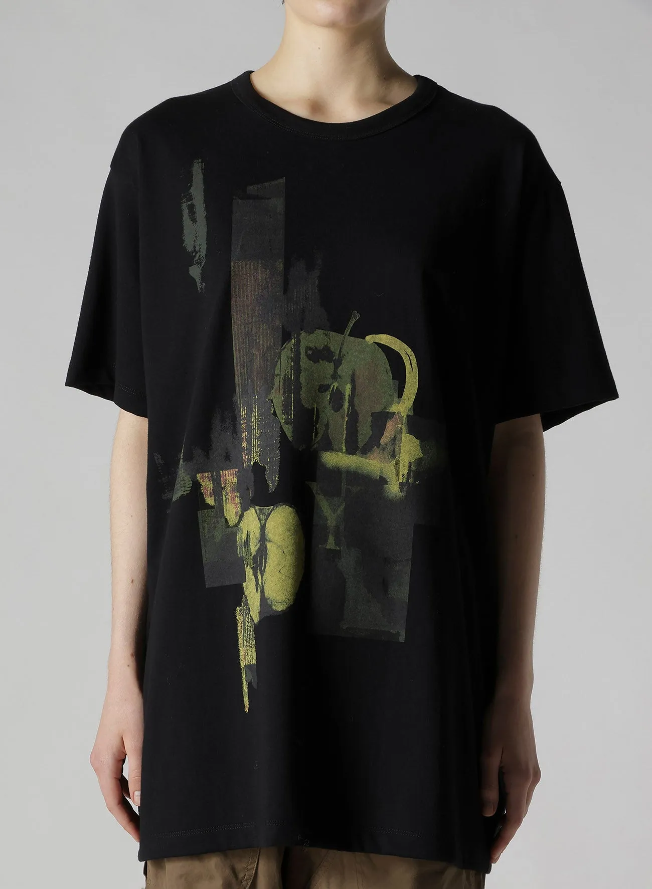 FRUIT PRINT GRAPHIC HALF SLEEVE T sold by Yohji Yamamoto product image thumbnail 4