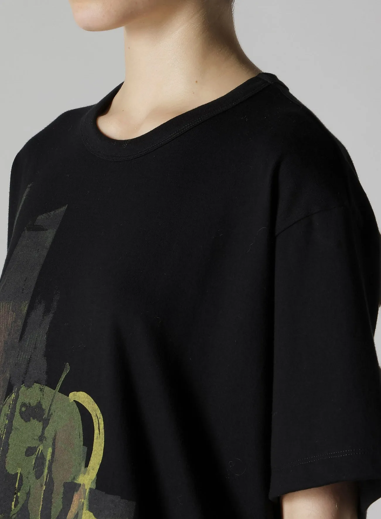 FRUIT PRINT GRAPHIC HALF SLEEVE T sold by Yohji Yamamoto product image thumbnail 5
