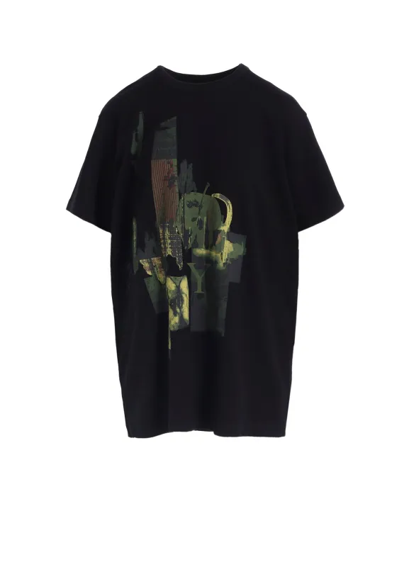 FRUIT PRINT GRAPHIC HALF SLEEVE T sold by Yohji Yamamoto