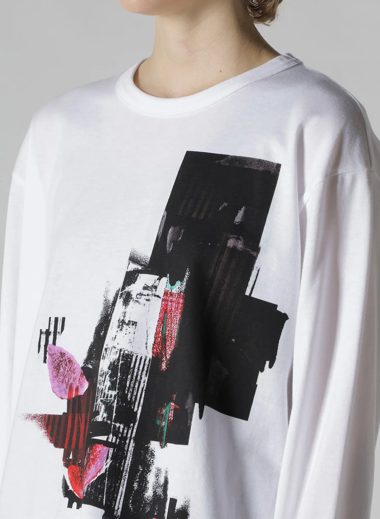 FRUIT PRINT GRAPHIC LONG SLEEVE T sold by Yohji Yamamoto product image thumbnail 5