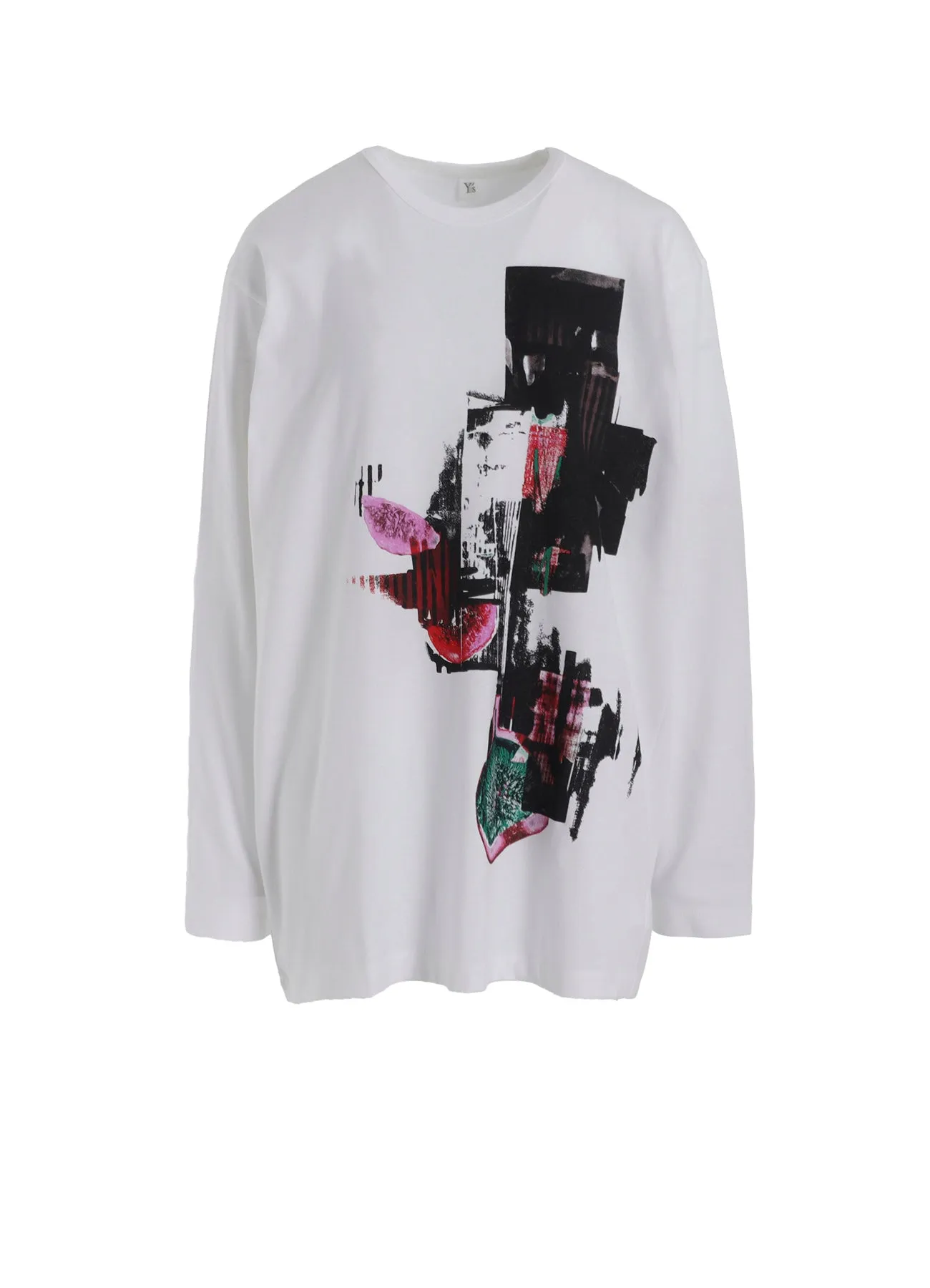 FRUIT PRINT GRAPHIC LONG SLEEVE T sold by Yohji Yamamoto