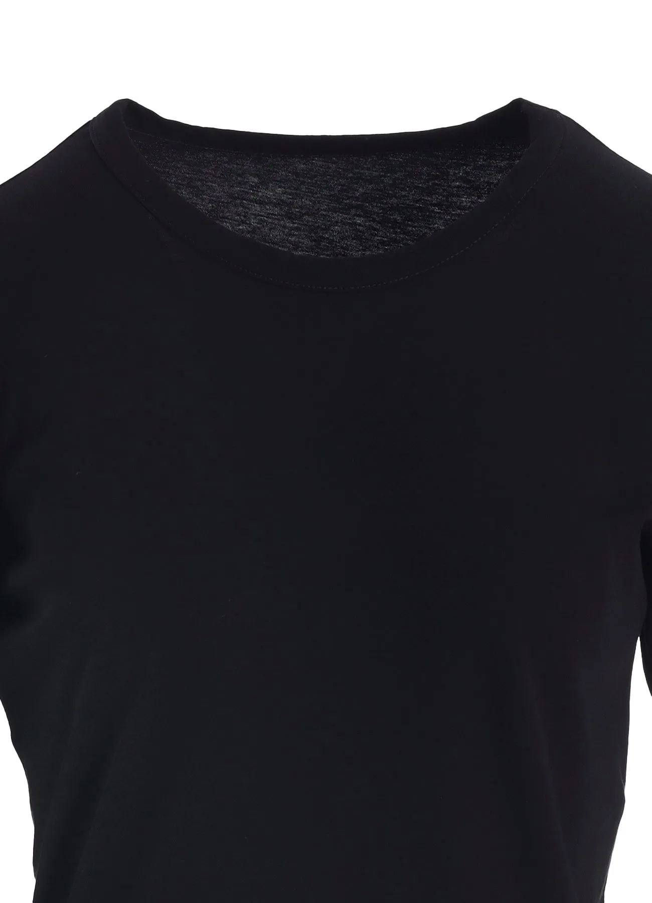 HARD-TWISTED JERSEY ROUND NECK LONG SLEEVE T sold by Yohji Yamamoto product image thumbnail 5