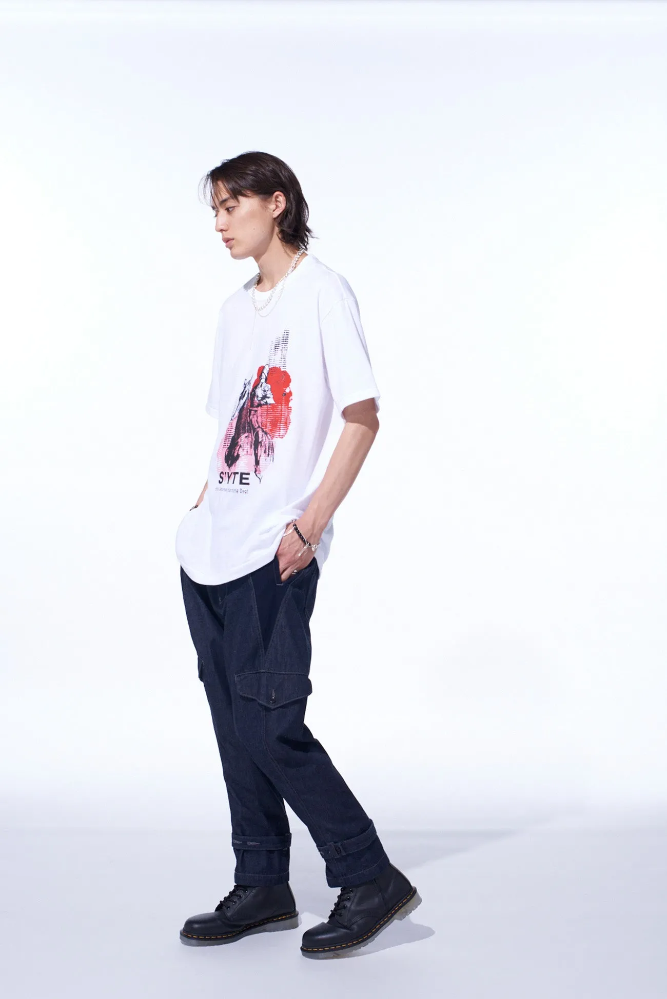GRAPHIC T-SHIRT -KNIGHT- sold by Yohji Yamamoto product image thumbnail 3