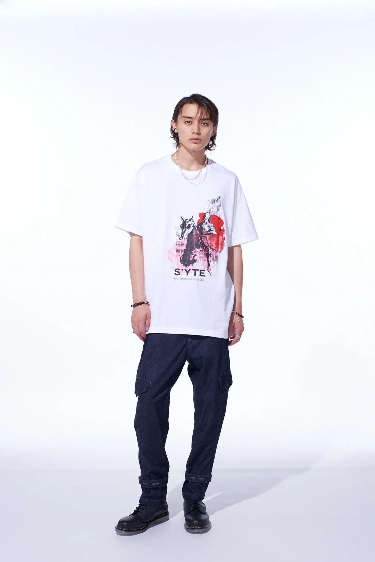 GRAPHIC T-SHIRT -KNIGHT- sold by Yohji Yamamoto product image thumbnail 2