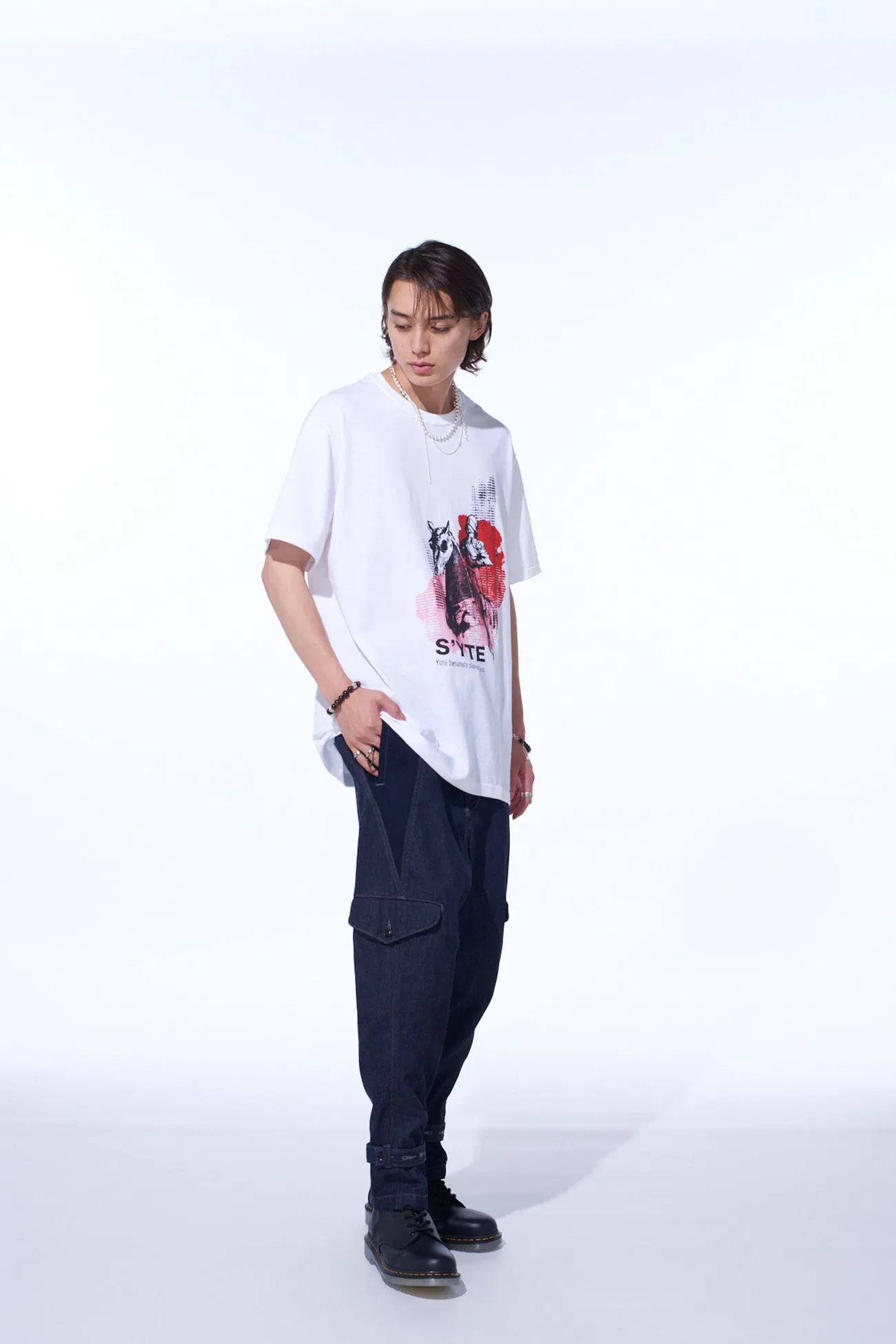 GRAPHIC T-SHIRT -KNIGHT- sold by Yohji Yamamoto product image thumbnail 5