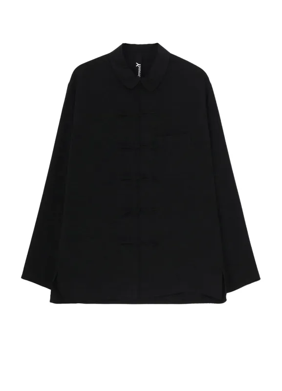 CREPE DE CHINE SHAKA BUTTON SHIRT sold by Yohji Yamamoto