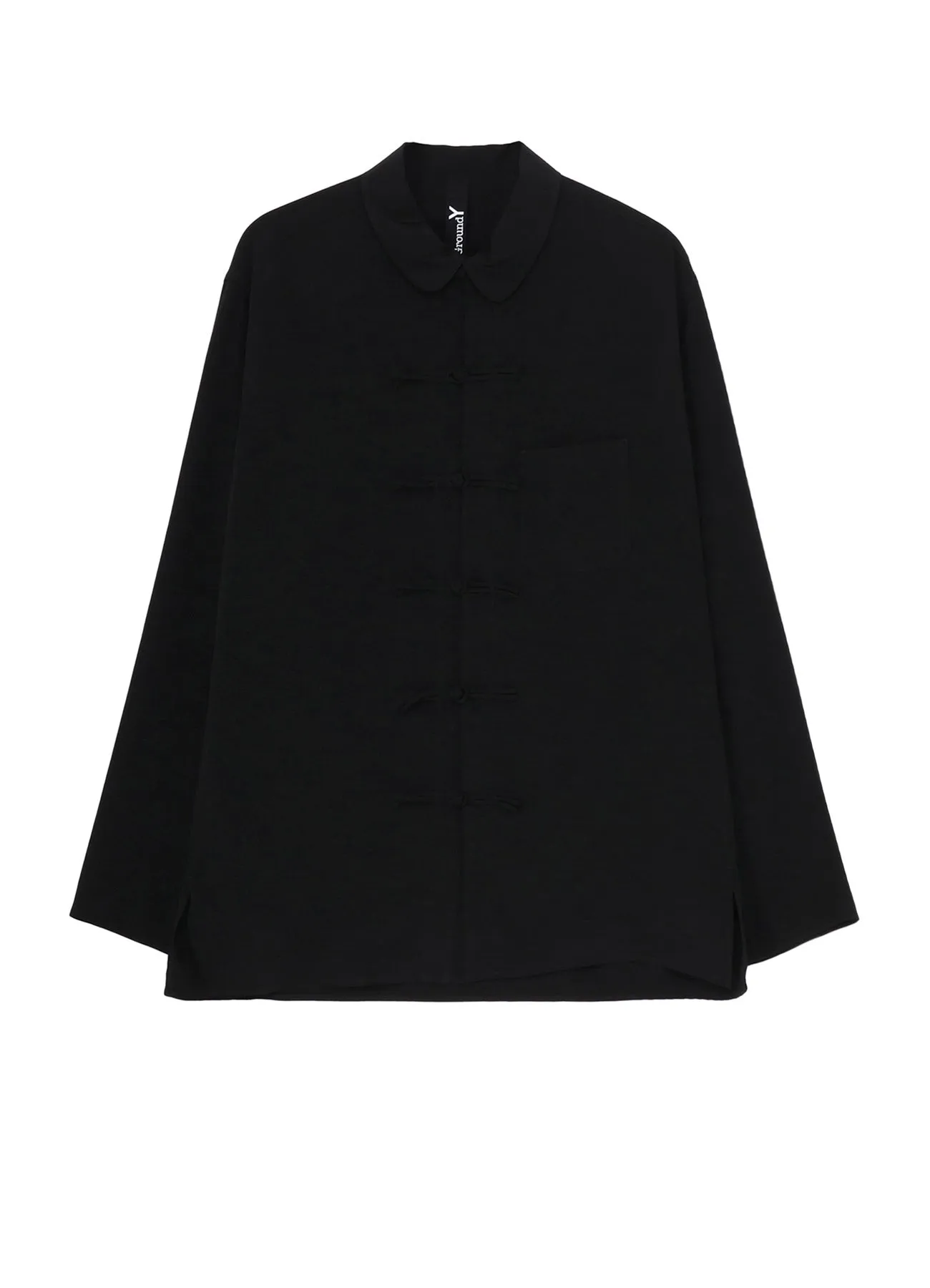 CREPE DE CHINE SHAKA BUTTON SHIRT sold by Yohji Yamamoto