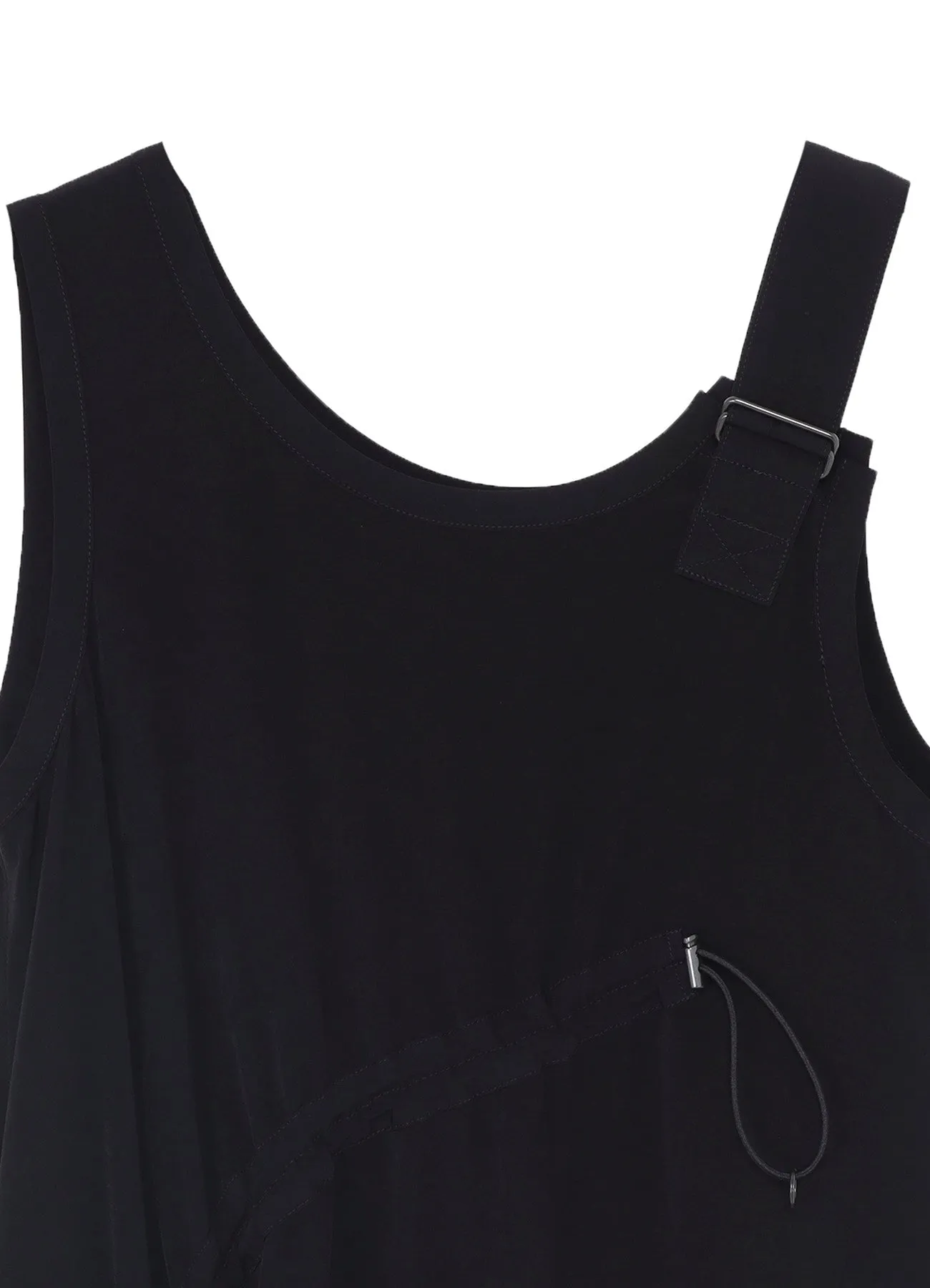 CREPE DE CHINE SLEEVELESS DRESS sold by Yohji Yamamoto product image thumbnail 4