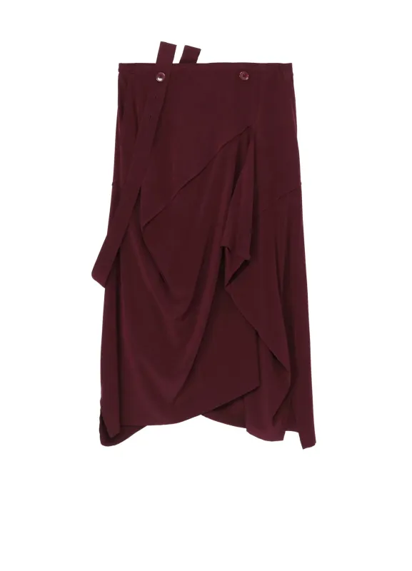 CREPE DE CHINE SQUARE SKIRT sold by Yohji Yamamoto