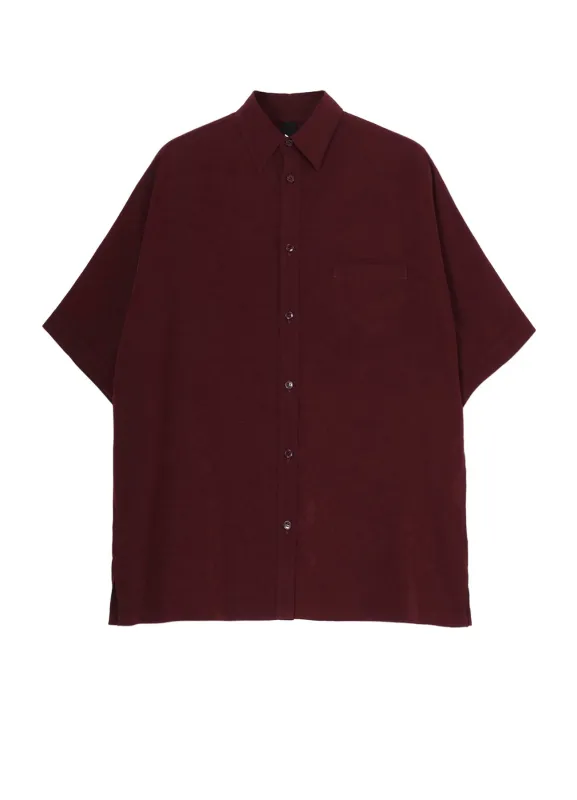 CREPE DE CHINE FRONT DOLMAN BIG SHORT SLEEVED SHIRT sold by Yohji Yamamoto