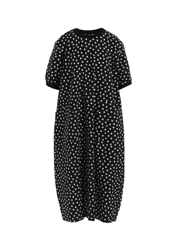 COTTON RIPPLE DOT PRINT ONE PIECE made by Yohji Yamamoto