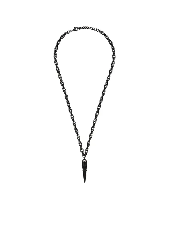BRASS GUN METAL VENOM PENDANT sold by Yohji Yamamoto