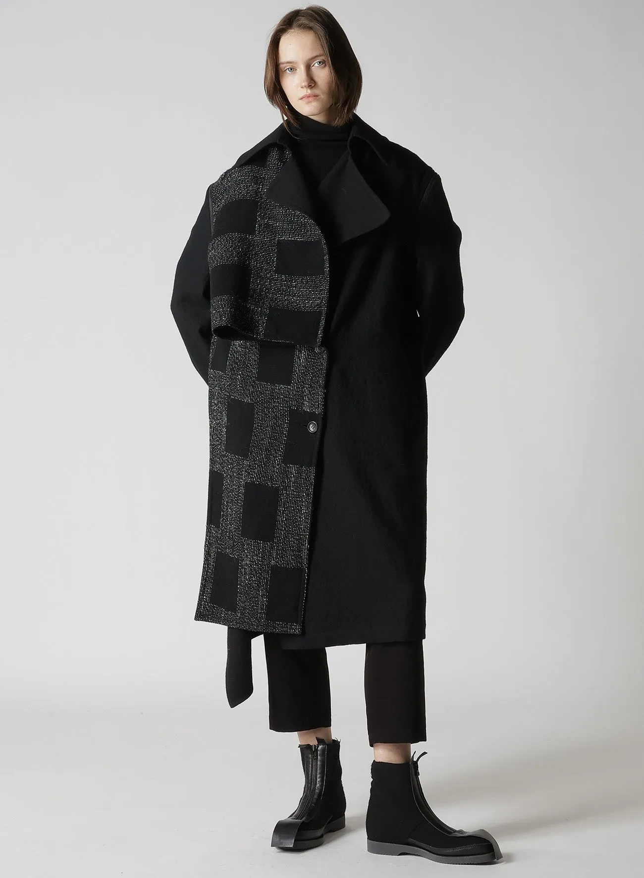AIRY SPAN WEAK MILLED TURTLENECK LONG T-D sold by Yohji Yamamoto product image thumbnail 3