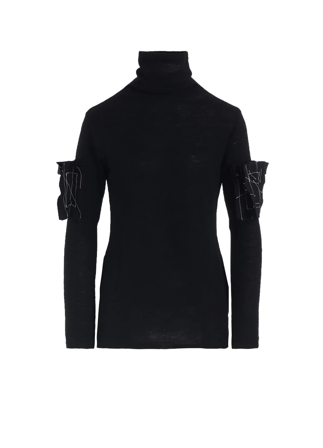 AIRY SPAN WEAK MILLED TURTLENECK LONG T-D sold by Yohji Yamamoto