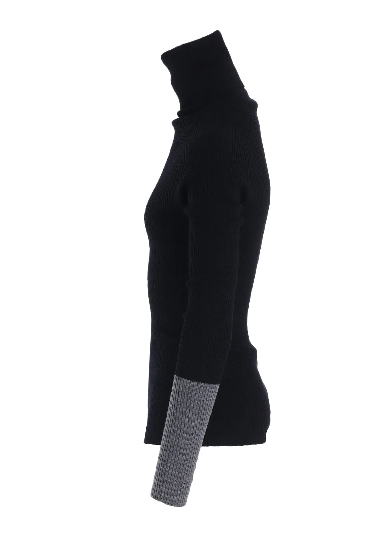 RIB COLOR COMBI HIGH NECK PO sold by Yohji Yamamoto product image thumbnail 3
