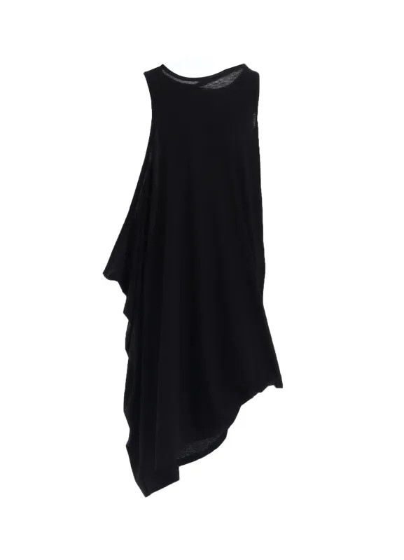 C ANGORA CASHMERE SINGLE JERSEY DRAPED DRESS sold by Yohji Yamamoto