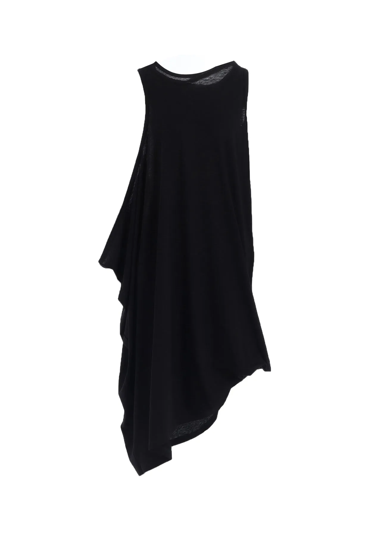 C ANGORA CASHMERE SINGLE JERSEY DRAPED DRESS sold by Yohji Yamamoto