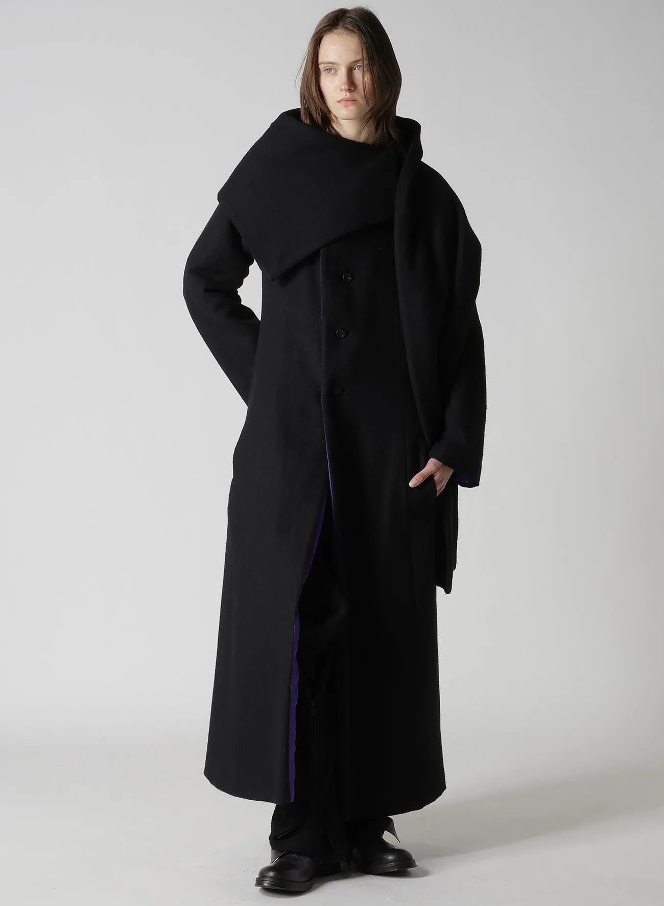 COTTON SINGLE JERSEY R MOTIF LONG T-SHIRT sold by Yohji Yamamoto product image thumbnail 3