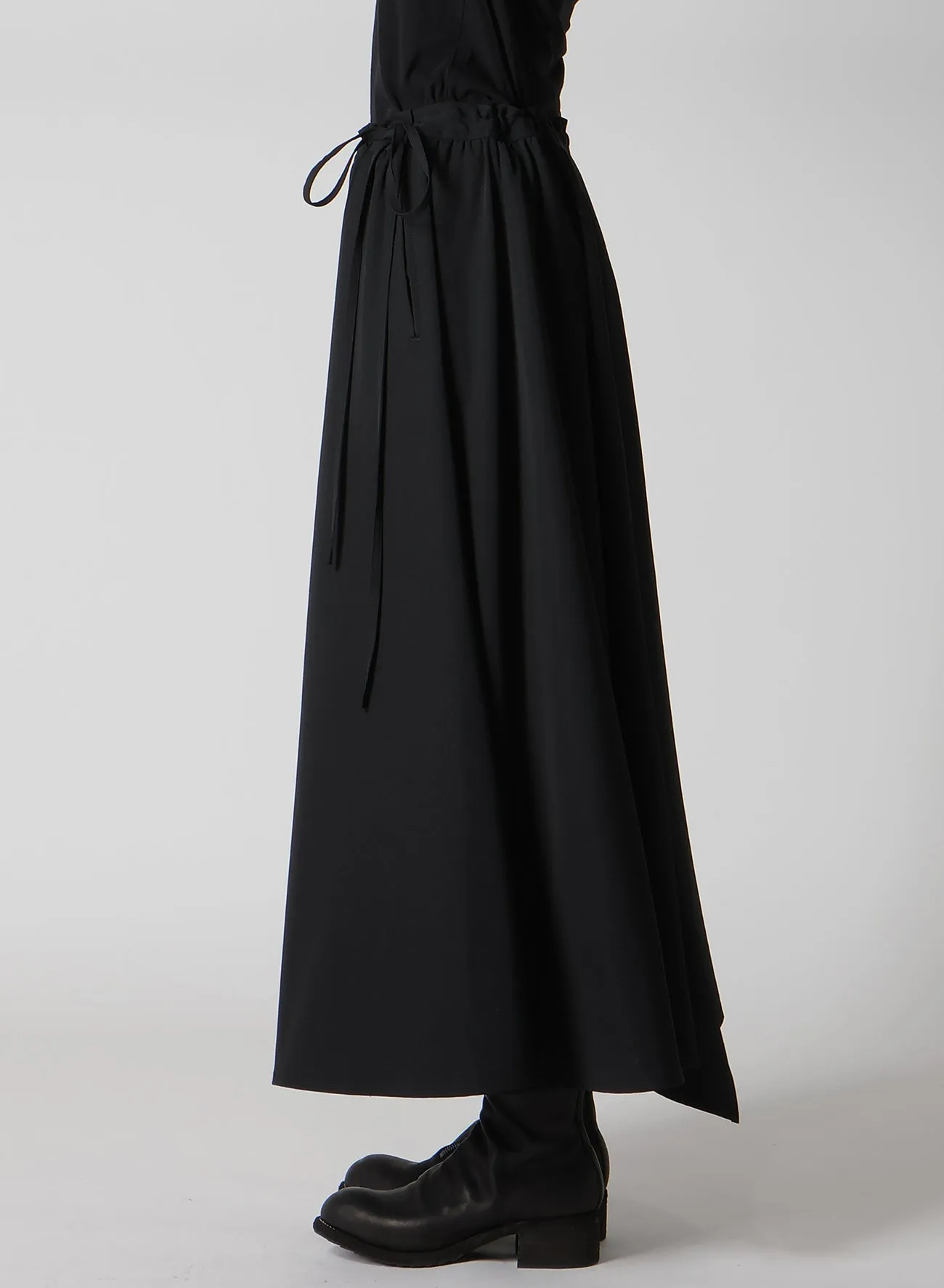 GABARDINE L GATHERED FLARE SKIRT sold by Yohji Yamamoto product image thumbnail 4
