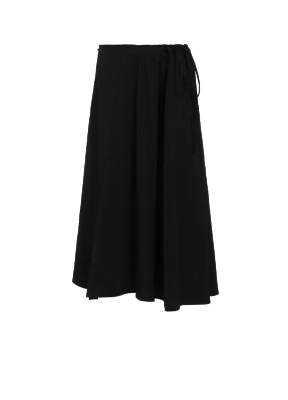 GABARDINE L GATHERED FLARE SKIRT sold by Yohji Yamamoto