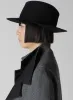 HAT MATERIAL BK TUCKED FEDORA sold by Yohji Yamamoto