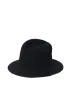 HAT MATERIAL BK TUCKED FEDORA sold by Yohji Yamamoto