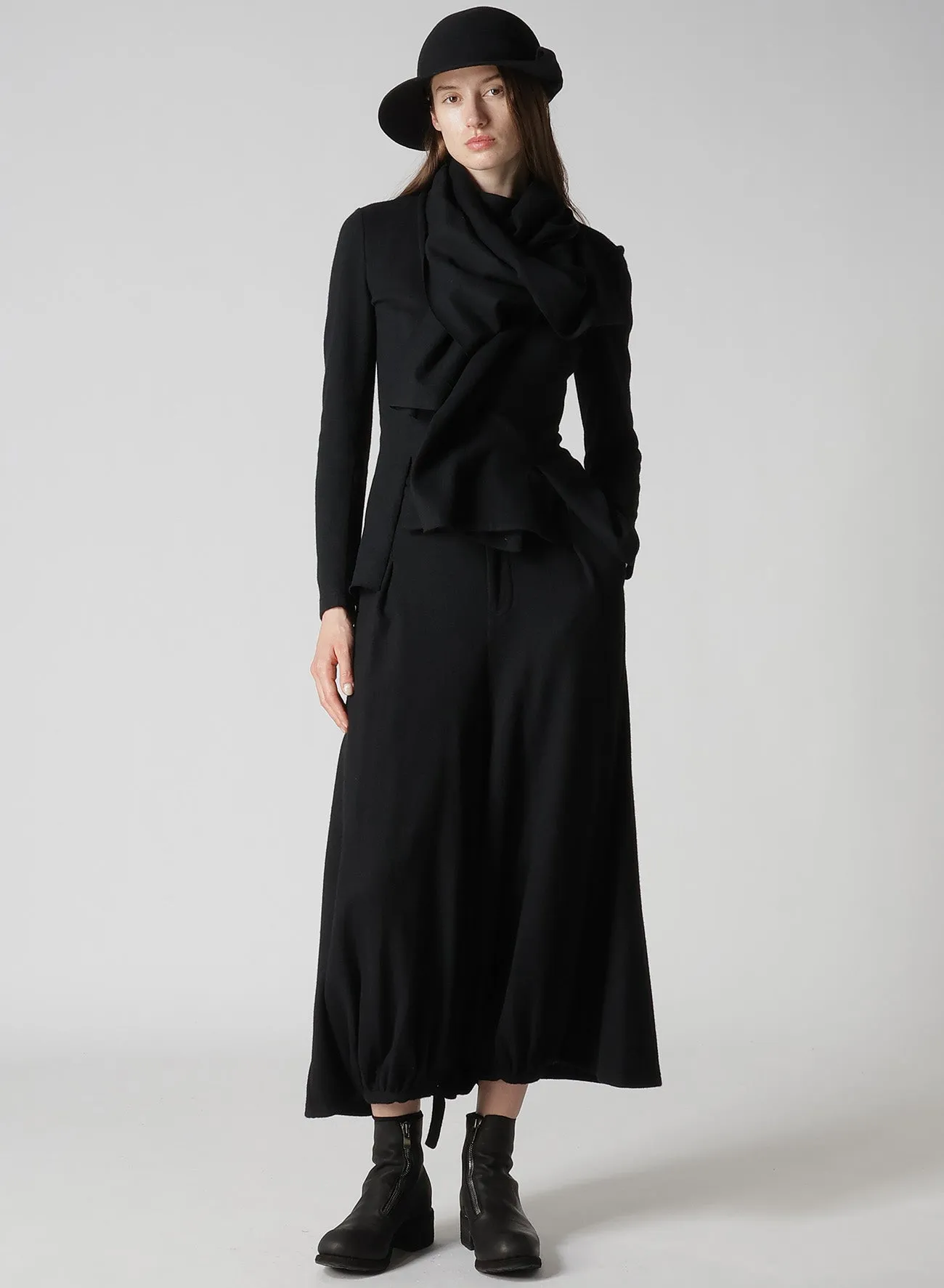 HAT MATERIAL BK DRAPED FADORA sold by Yohji Yamamoto product image thumbnail 2