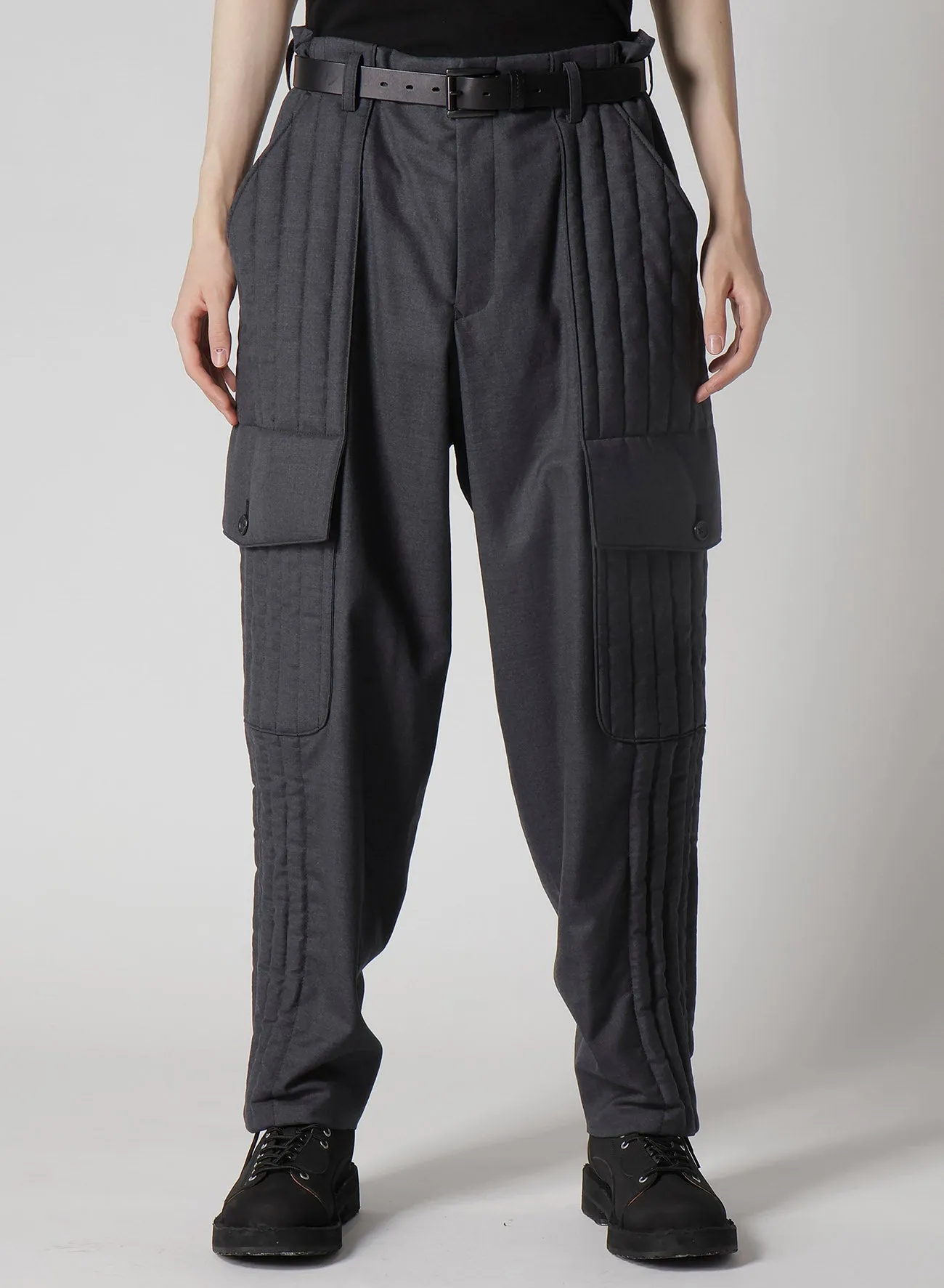 OUT POCKET PADDED PANTS sold by Yohji Yamamoto product image thumbnail 2