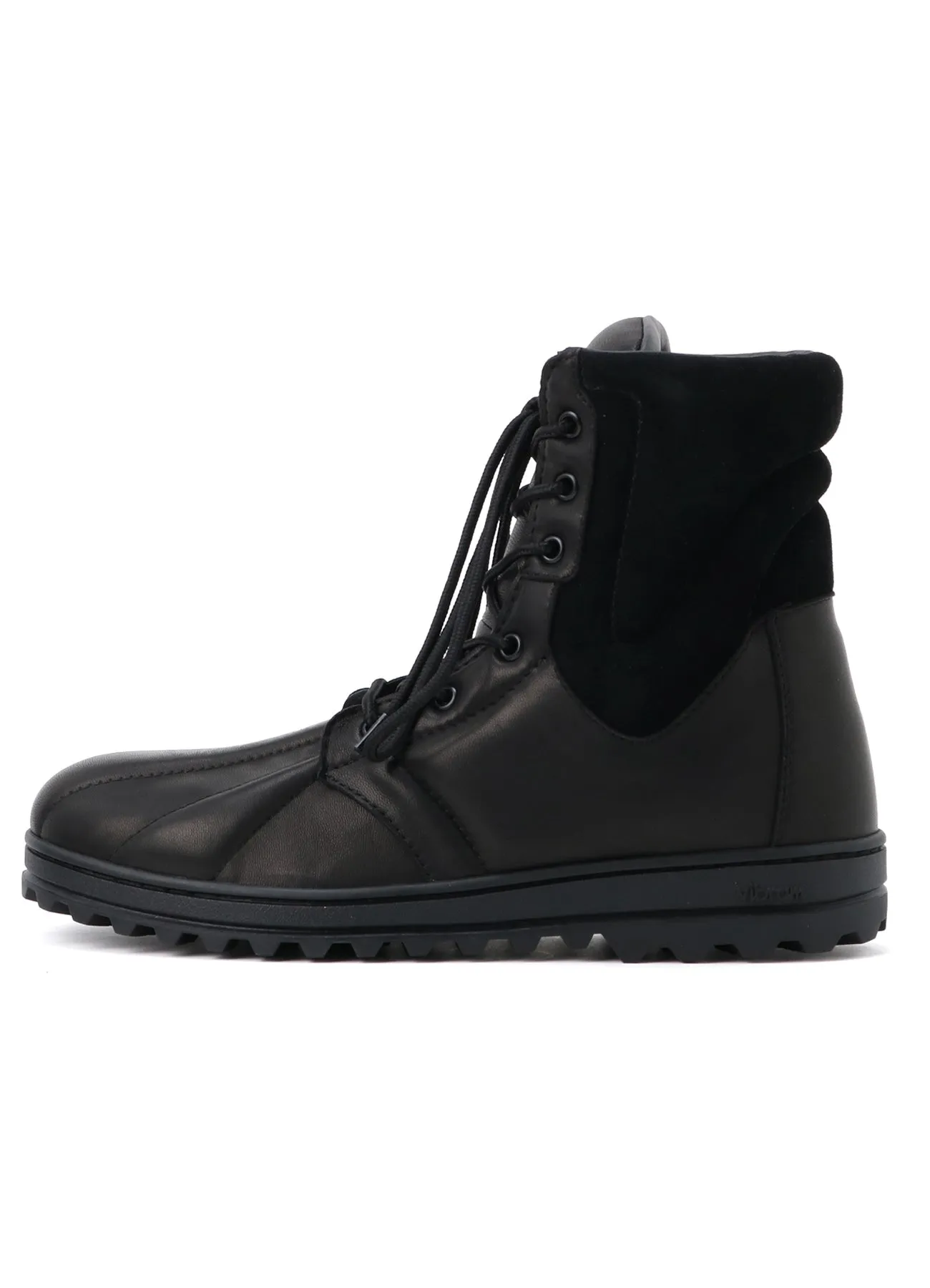 SOFT SHEEP SKIN/VELOUR MILITARY BOOTS sold by Yohji Yamamoto product image thumbnail 3