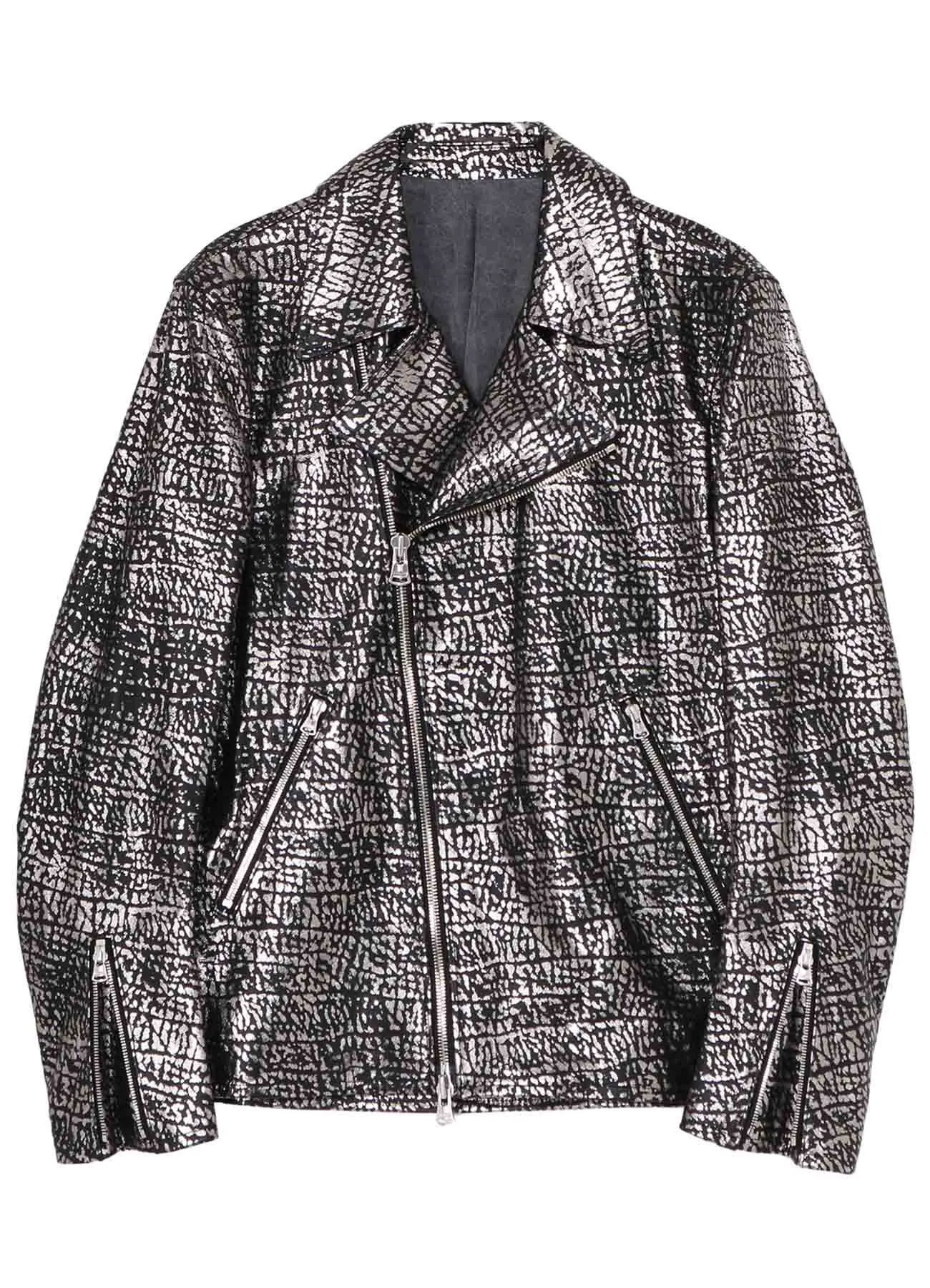 SILVER FOIL SHEEP SKIN DOUBLE RIDERS sold by Yohji Yamamoto product image thumbnail 2