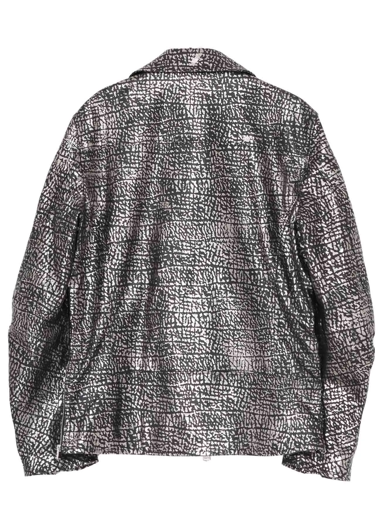 SILVER FOIL SHEEP SKIN DOUBLE RIDERS sold by Yohji Yamamoto product image thumbnail 3