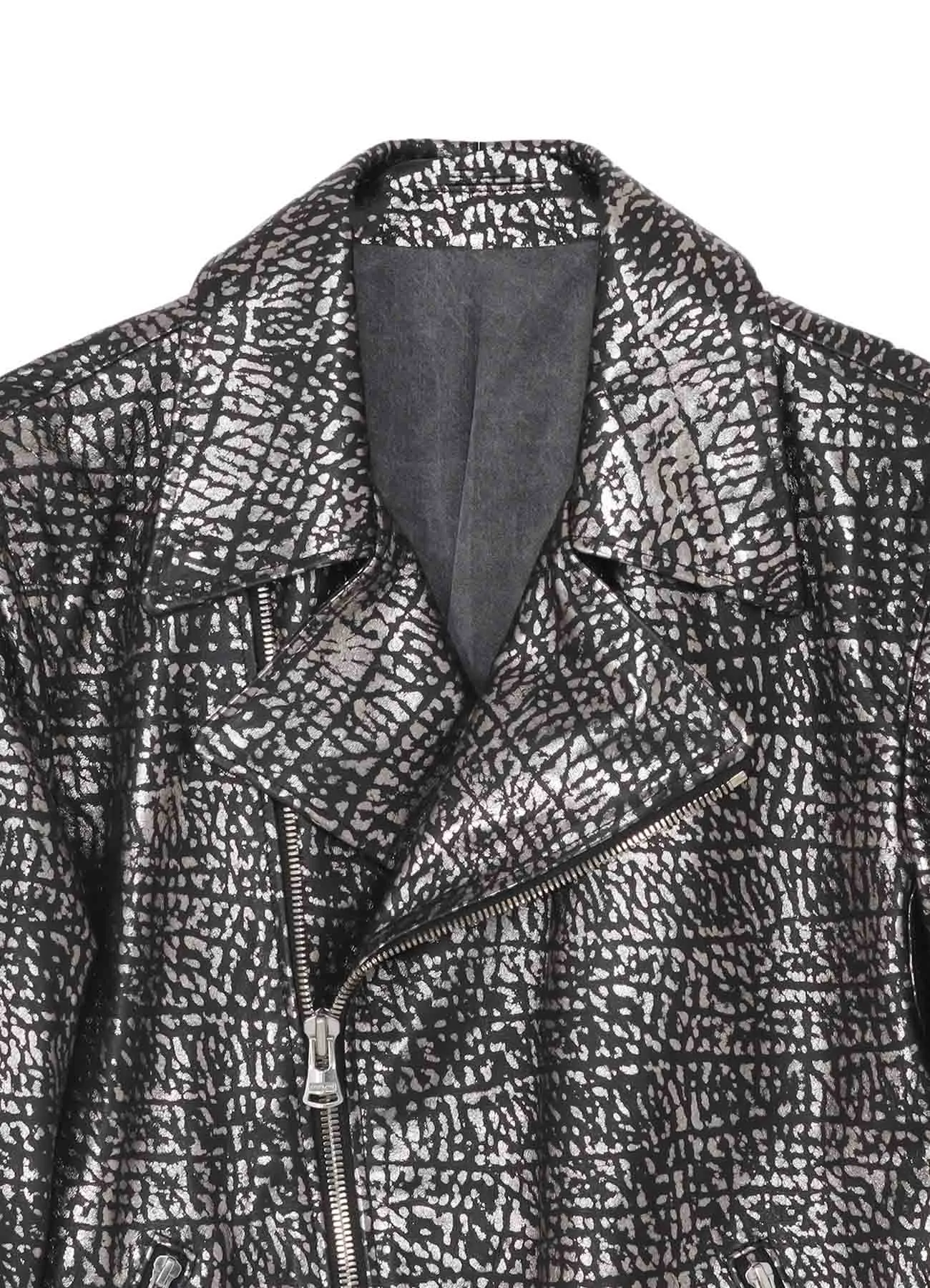 SILVER FOIL SHEEP SKIN DOUBLE RIDERS sold by Yohji Yamamoto product image thumbnail 4