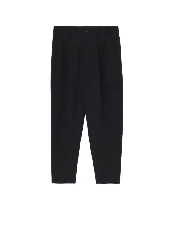 WOOL GABARDINE 2TUCKS PANTS sold by Yohji Yamamoto