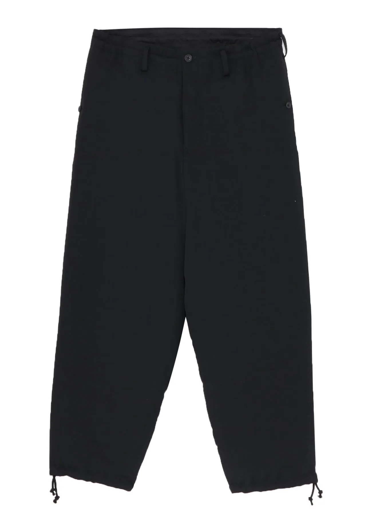 WOOL GABARDINE HEM STRING PANTS WITH NYLON LINER sold by Yohji Yamamoto product image thumbnail 3